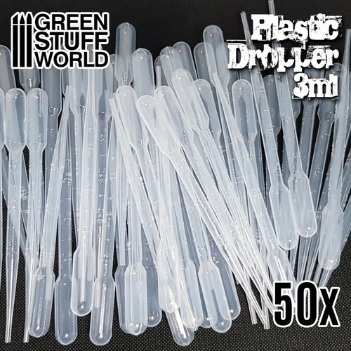 50x pipettes longues graduées - 50x,