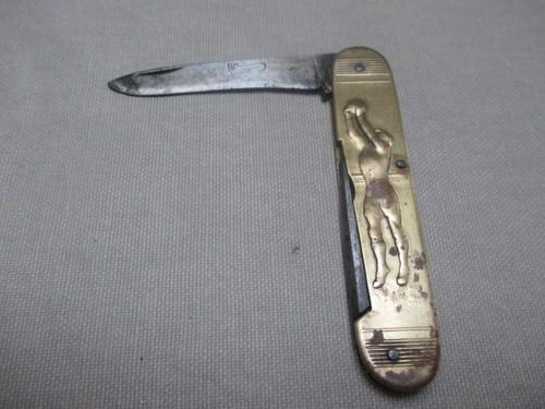 Couteau canif laiton - couteau,