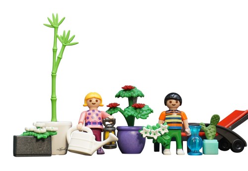 Playmobil lutin enfants jardin