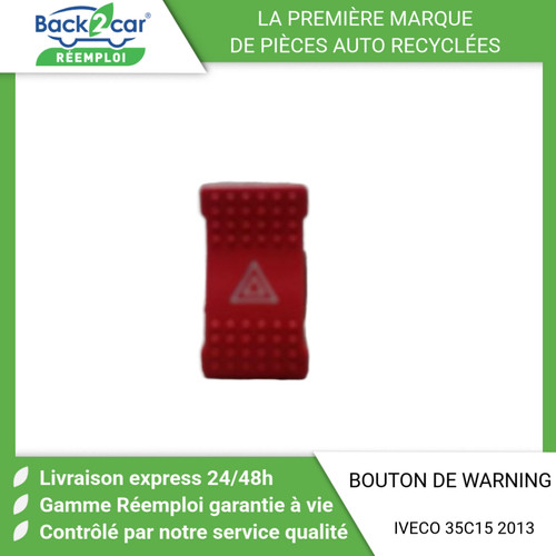 Bouton warning iveco - de,