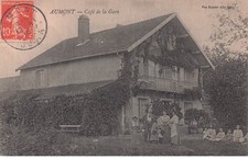 JURA  AUMONT  café de la gare