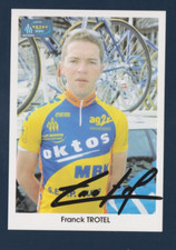 Cyclisme carte cycliste franck - carte,