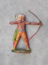ANCIENNE FIGURINE INDIEN TIR A