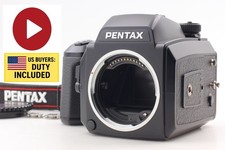 🎦 [MINT+++ w/ Strap] Pentax 645N Medium Format Camera Body 120 Film Back...