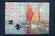 jeu patience Puzzle ancien