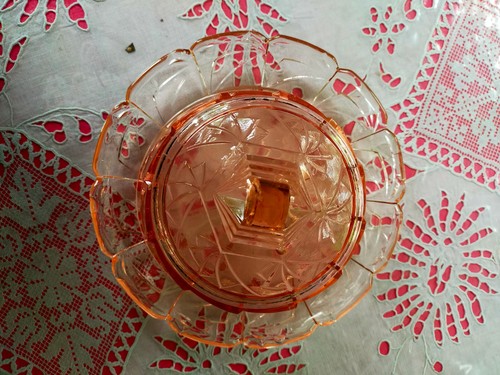 Ancien plateau art deco - plateau, et