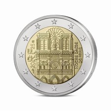 2€ euros commémorative -  Notre-Dame-de-Paris France 2025 - Qualité FDC 