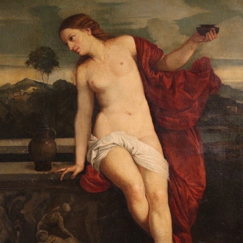 Ancien tableau italien - , huile