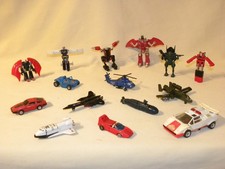 VINTAGE LOT 15 ROBOT TRANSFORMERS GOBOTS ROBO MACHINE BANDAI POPY TONKA MR JAPAN