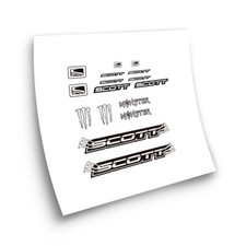 AUTOCOLLANTS CADRE DE VÉLO STAR SAM® SCOTT AUTOCOLLANTS BIKE FRAMESTICKER DÉC...