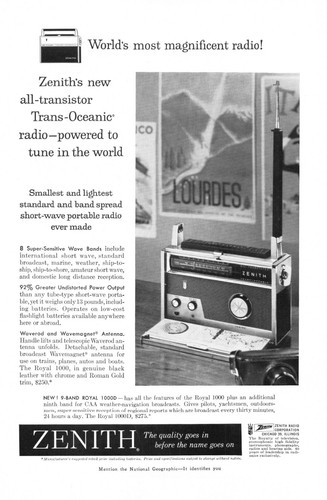 1958 vintage print - print, zenith