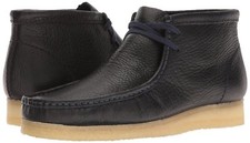 Clarks Originaux Hommes Wallabee Coffre Marine Chuté Lea UK 7,8, 9,10, 11,12 G
