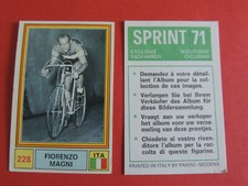 N 228 FIORENZO MAGNI PANINI SPRINT 71 CYCLISME  RADFAHREN WIELRIJDER CICLISMO