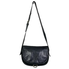 Sac À Main Bandoulière Cuir Noir Vintage Lancel (Made In Spain)