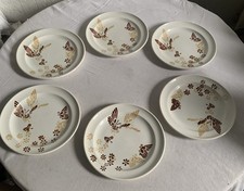 6 Assiettes Plates Anciennes