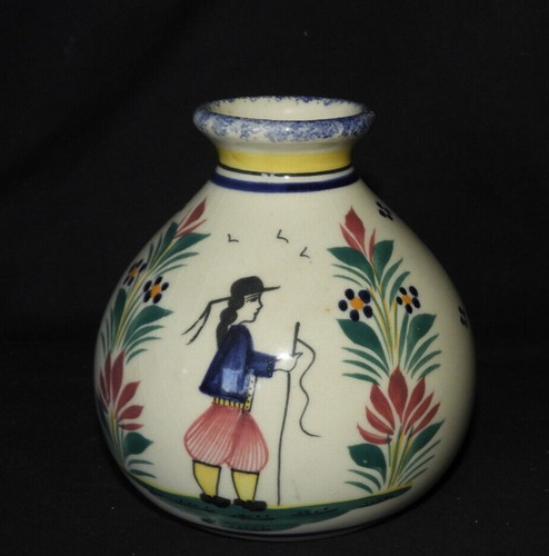 Vase boule faience - boule, quimper