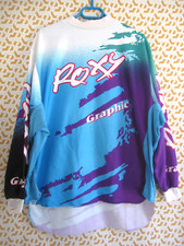 Maillot Roxy Graphic Motocross Racing Moto années 90'S Vintage Homme - 5 / XL