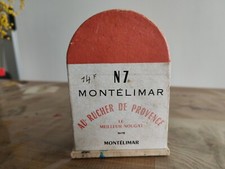 boite publicitaire / borne kilométrique Nougat / nationale 7 Ancienne 🍒