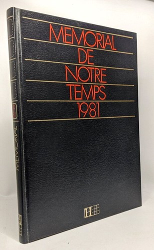 Mémorial notre temps - mémorial, de