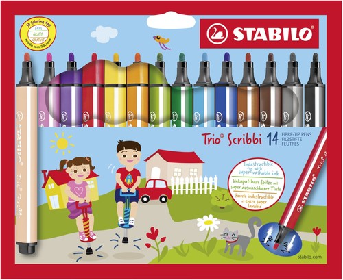 Triangular fibre tip pen - fibre-tip,