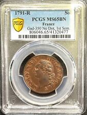 Louis XVI - SOL 1791-R Orléans - PCGS MS65 - FDC