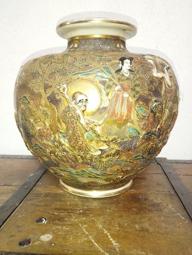 Gros vase satsuma periode - gros,