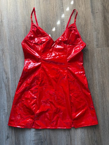 Sexy red vinyl mini - sexy,