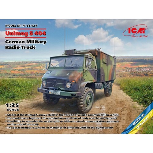 Icm 35137 maquette unimog - icm, s
