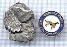 2 Pin's Chien épagneul WESTERN RESERVE KENNEL CLUB WRKC DOG münsterländer CHASSE