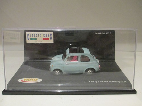 Fiat 500 bleu blue blau - fiat, d