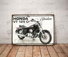 Plaque métal vintage Honda VT