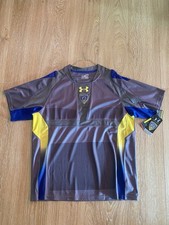 maillot de rugby ASM Clermont. Tres Rare. Gris Bleu et Jaune