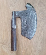 Outils anciens - Superbe hache à bûcher de sabotier