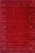 Tapis rouge 100 laine - rouge, 100%