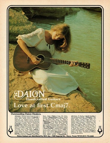 Vtg 70s 80s daion guitars - vtg,