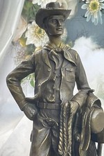 Vintage Bronze Ouest Cheval