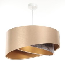 Suspension En Tissu Doré