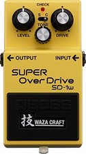 Pédale BOSS SD-1W Super Overdrive WAZA CRAFT Made in Japan JDM neuve