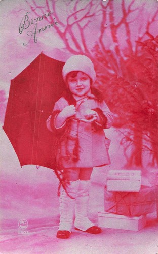 Rose bonne annee petite - cp,