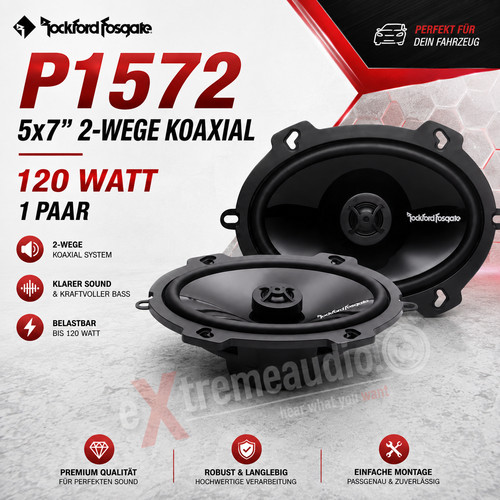 Rockford fosgate p1572 ovale - fosgate,