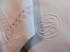 Drap + 2 taies pur fil de lin