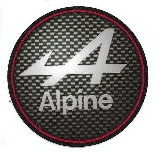Alpine sticker vinyle laminé - sticker,