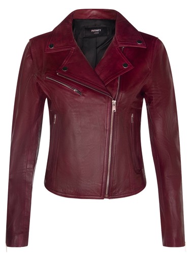 Femmes cuir veste motard - femmes,