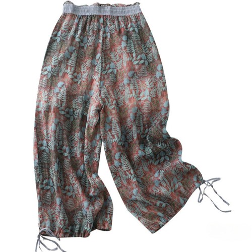 Pantalon femme floral taille - femme,