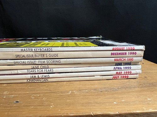 Keyboard magazine 1990 lot - magazine,