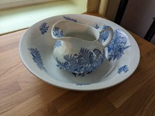 Broc + vasque en faïence