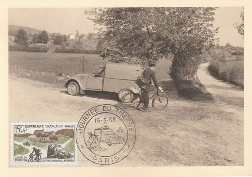 Carte postale maximum - postale, 1er
