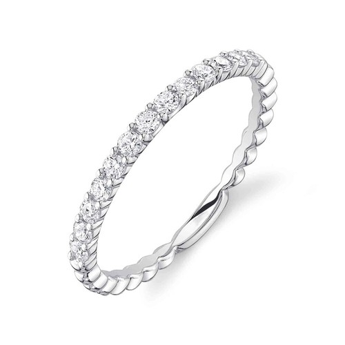 14k blanc diamant anneau de - 14k,
