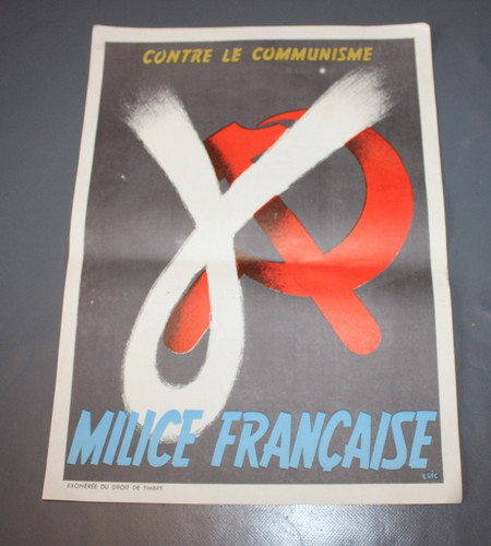 Affiche milice police gmr - affiche,