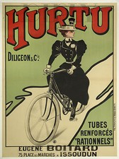 PLAQUE ALU DECO AFFICHE CYCLE